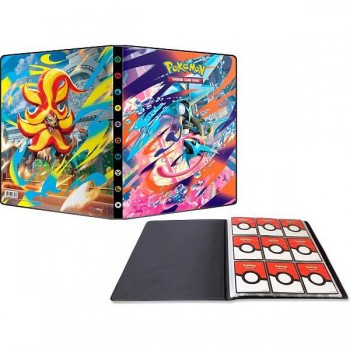 Mega Evolution Chaos Rising 9 kišenių albumas Pokémon kortelėms Ultra Pro